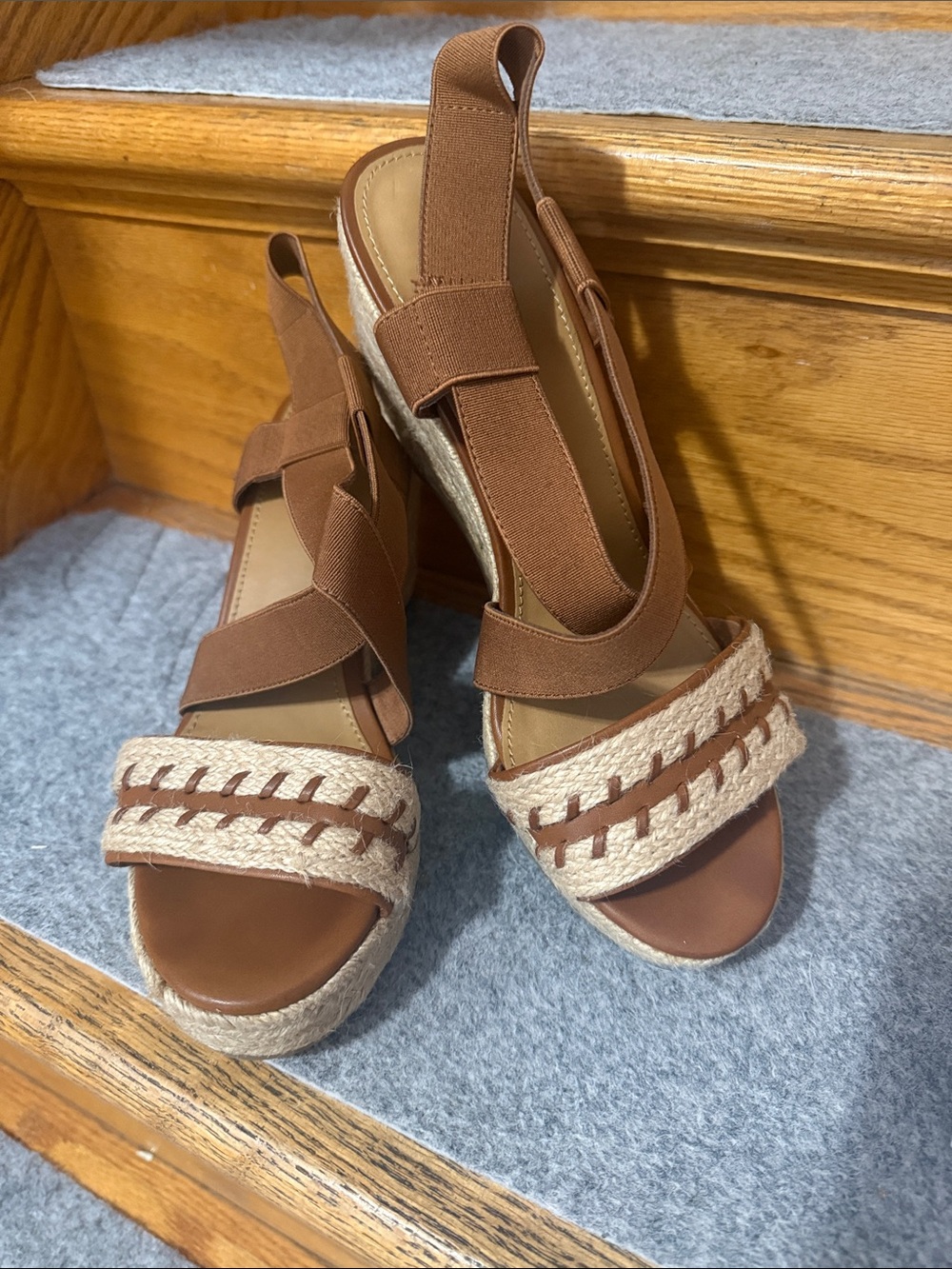 G.H Bass & Co Espadrille Wedge Sandals - Slip-On Slingback